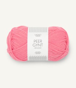 Peer Gynt färg 4315 Bubblegum Pink sandnes garn handarbetsboden örebro norsk ull garn petiteknit genser tröjor