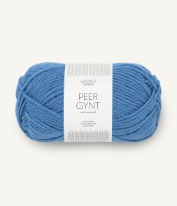 Peer Gynt färg 6044 Regatta Blå sandnes garn handarbetsboden örebro petiteknit genser tröjor norsk ull garn