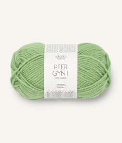 Peer Gynt färg 8733 Spring Green sandnes garn handarbetsboden örebro petiteknit norsk ull genser tröjor