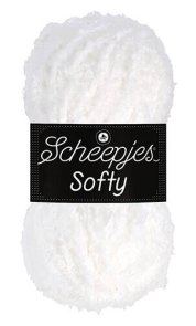 Softy färg 0494 kritvit Softy från Scheepjes är ett supermjukt och gosigt garn till virkade eller stickade saker såsom gosedjur