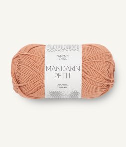 Mandarin Petit färg 2724 sandsten bomullsgarn från sandnes garn handarbetsboden örebro stor sortering garn