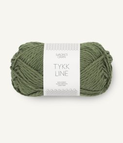 Tykk Line färg 9062 Olivgrön #sandnesgarn #tykklind #handarbetsbodenorebro handarbetsboden i örebro stor garnbutik med stort gar