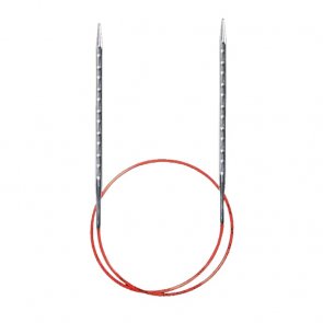 Rundsticka 5,5-80 Addi Novel Lace ergonomisk fyrkantig rundsticka med spetsig spets mjuk kabel för magic loop handarbetsboden ö