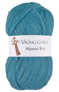 Alpaca Bris färg 0328 turkos viking garn mjuk och skön alpaca och merino handarbetsboden örebro mellan slottet och stortorget på