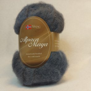 Alpaca Maya färg 0726 jeansblå viking sticka virka kroka garn yarn handarbete handarbeta handarbetsboden i örebro närke hantverk