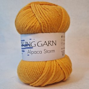 Alpaca Storm färg 0544 gul handarbete handarbeta handarbetsboden i örebro närke hantverk korsstygn sticka garn yarn handarbete h