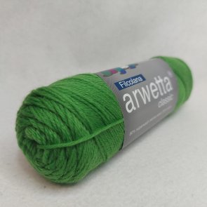 Arwetta färg 279 Juicy Green grön skog gräs merinoull merino ull får nylon sticka virka kroka garn yarn filcolana handarbete han