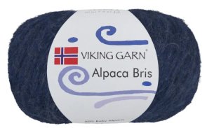 Alpaca Bris färg 0324 marin mel viking garn handarbetsboden i örebro garnbutik med stort sortiment