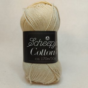 Cotton 8 färg 0656 beige bomull scheepjes garn