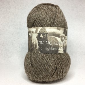 Eco Highland Wool färg 0208 mellanbrun