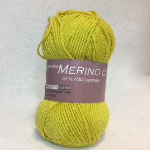 Hjertegarn Merino Cotton färg 2676 gul