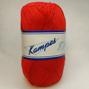 Kampes 8/4 200 g färg 0584 röd sticka virka kroka garn yarn handarbete handarbeta handarbetsboden i örebro närke hantverk