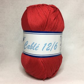 Kampes Cablé 12/6 200 g färg 0584 röd
