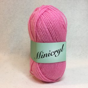 Minicryl färg 27116 rosa akryl kinna garn