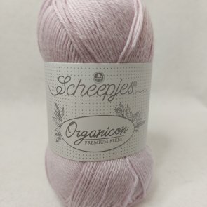 Organicon färg 0204 Lavender Haze sticka virka kroka garn yarn handarbete handarbeta handarbetsboden i örebro närke hantverk sch