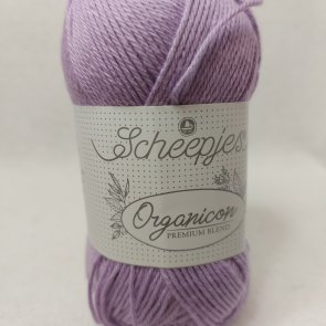 Organicon färg 0205 Lavender sticka virka kroka garn yarn handarbete handarbeta handarbetsboden i örebro närke hantverk scheepje