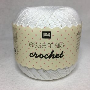 Essential Crochet färg 001 vit