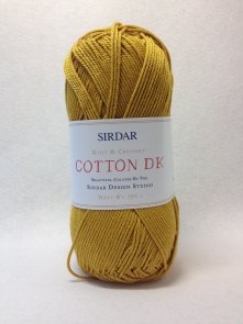 Sirdar Cotton dk färg 507 senapsgul