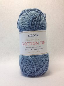 Sirdar Cotton dk färg 533 ljust jeansblå