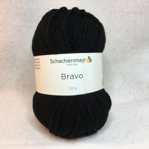 SMC Bravo färg 08226 svart akrylgarn ersätter Freja från Svarta Fåret