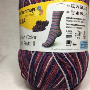 Regia Cotton Color färg 02423 vinröd/marin