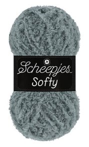 Softy färg 0477 grå Scheepjes Softy mjukt gosigt garn. Handarbetsboden i Örebro med stort sortiment garner. Lys lokal garnbutik