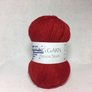 Alpaca Storm färg 0560 röd