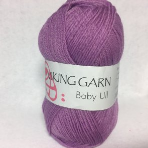 Viking Baby Ull färg 0368 mellanlila