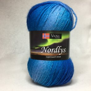 Nordlys färg 0927 turkos/blå