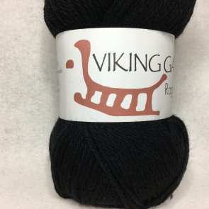 Raggen färg 0703 svart Viking raggsocksgarn