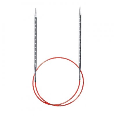 Rundsticka 2,5-60 Addi Novel Lace ergonomisk fyrkantig rundsticka med spetsig spets mjuk kabel för magic loop handarbetsboden ö