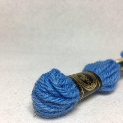 DMC ullgarn färg 7314 broderi blå