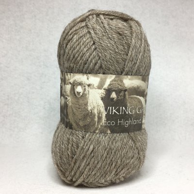 Eco Highland Wool färg 0209 mellanbrun