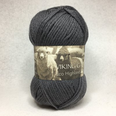 Eco Highland Wool färg 0214 grå