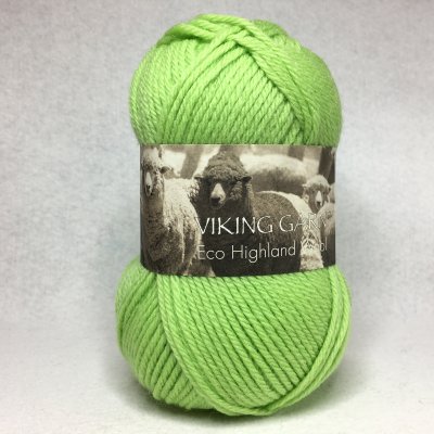 Eco Highland Wool färg 0231 limegrön