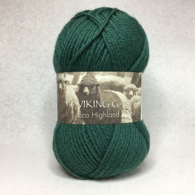 Eco Highland Wool färg 0233 grön