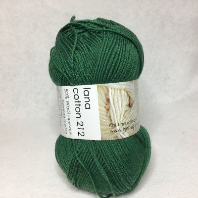 Hjertegarn Lana Cotton färg 5511 grön