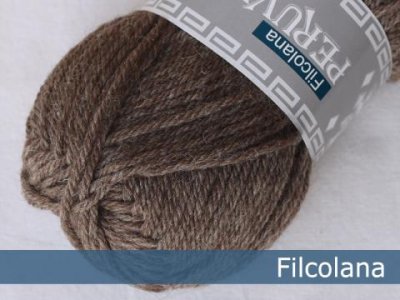 Peruvian färg 973 Nougat (melange) filcolana peruvian highland wool tjockt mjukt ullgarn handarbetsboden örebro sticka lys lokal