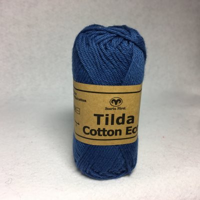 Svarta Fåret Tilda Cotton Eco färg 0273 mellanblå