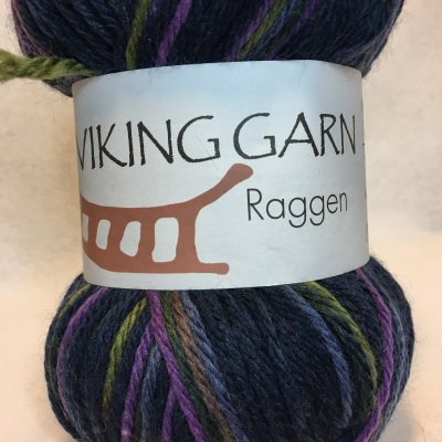 Viking Raggen färg 0727 marin/grön/lila