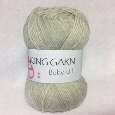 Viking Baby Ull färg 0312 ljusgrå