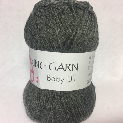 Viking Baby Ull färg 0315 mörkgrå