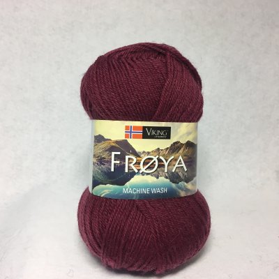 Viking Fröya färg 0221 vinröd