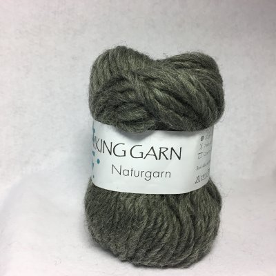 Viking Naturgarn färg 0615 mörkgrå