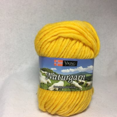 Viking Naturgarn färg 0645 gul