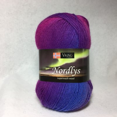 Viking Nordlys färg 0970 lila/kornblå